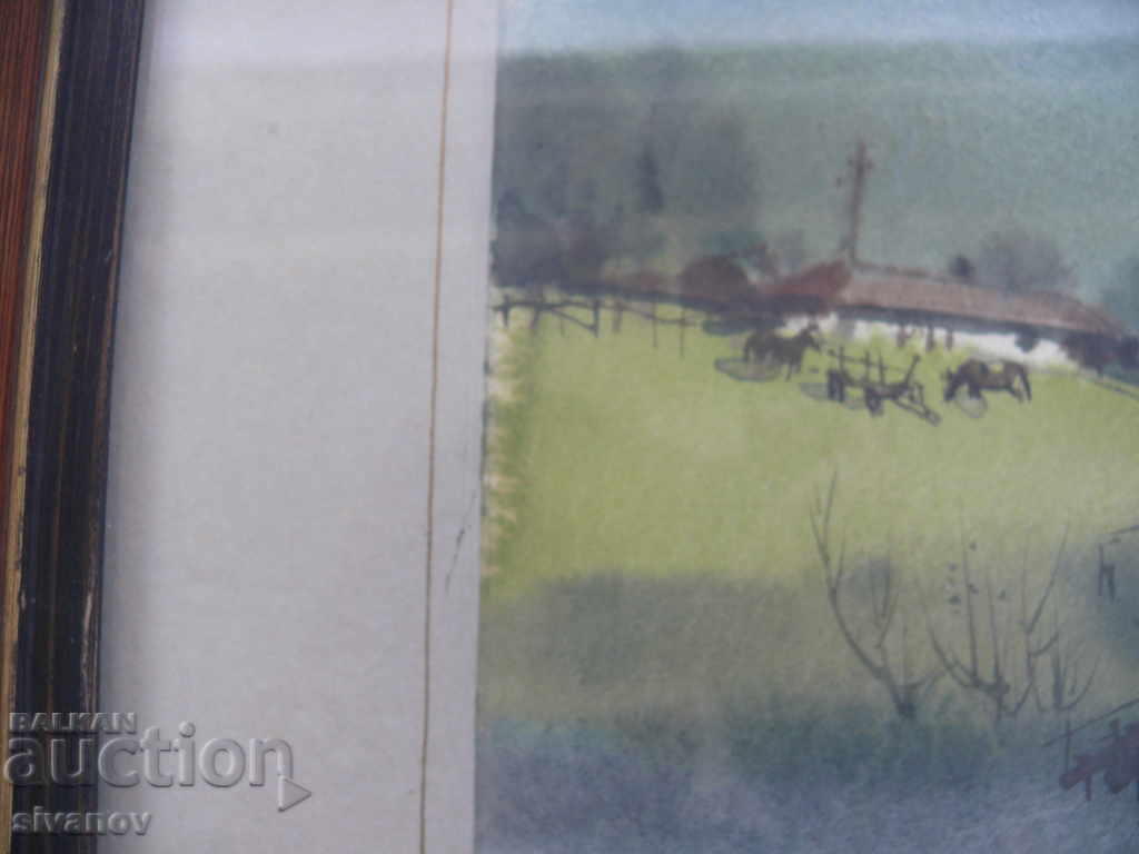 Landscape of Ognemir Kirov - By the Lake Watercolor 1989. - 7 Landscape of Ognemir Kirov - By the Lake Watercolor 1989. - 7