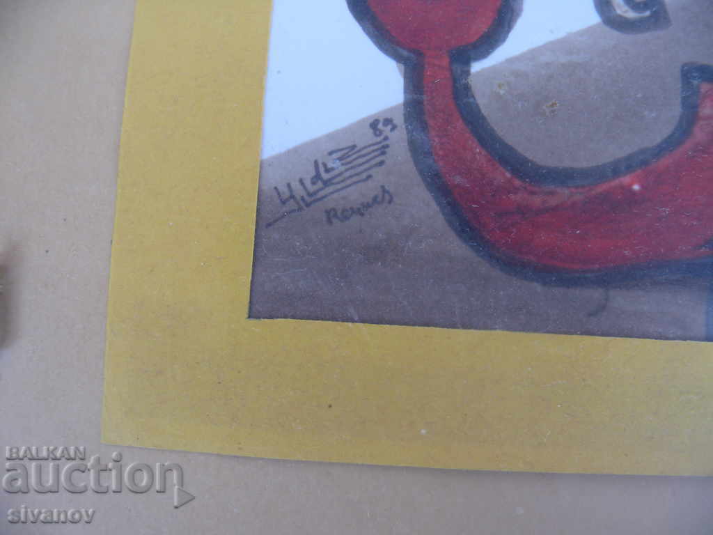 Interesting Picture Signed - Clown interesting technique - 5 Interesting Picture Signed - Clown interesting technique - 5