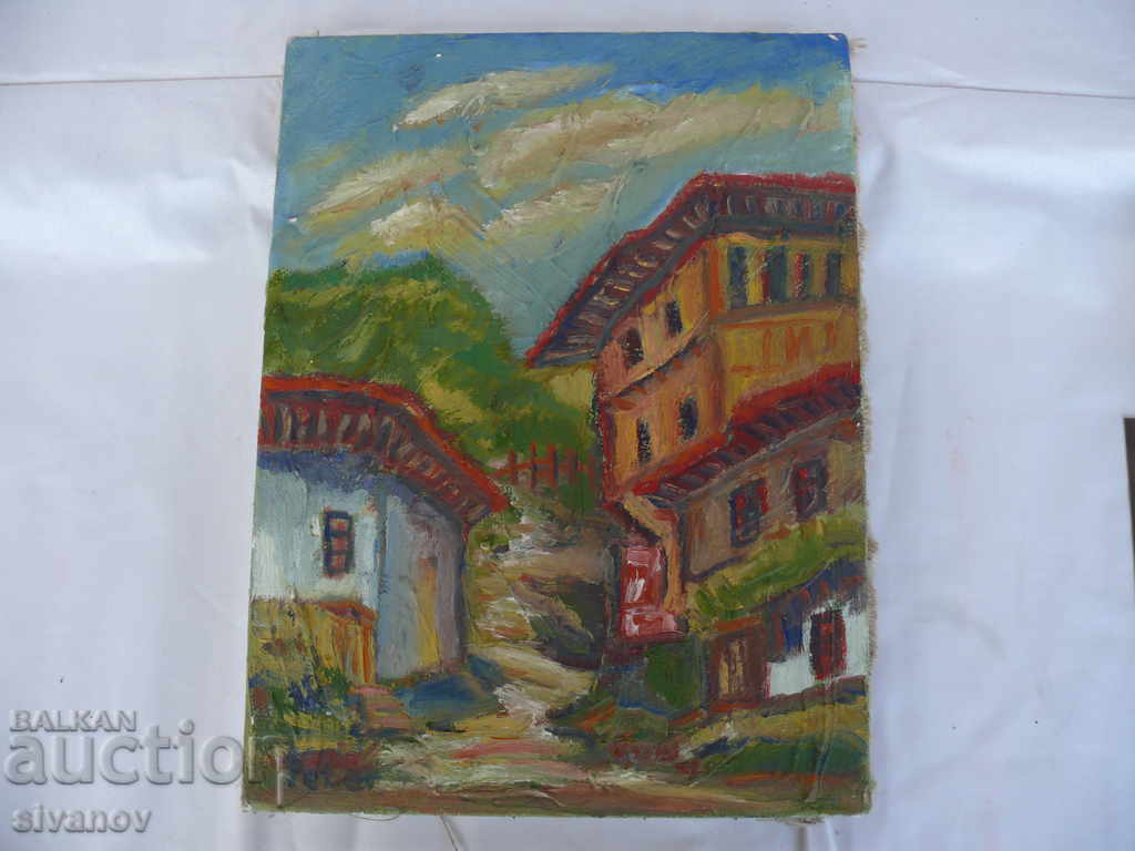 Old Interesting Picture Signed - Oil with price 35.00 BGN | € 17.90 Old Interesting Picture Signed - Oil with price 35.00 BGN | € 17.90