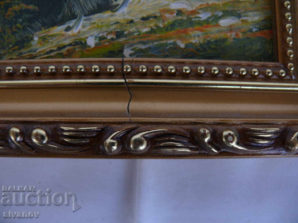 Auction Old Interesting Painting - Landscape Oil Auction Old Interesting Painting - Landscape Oil