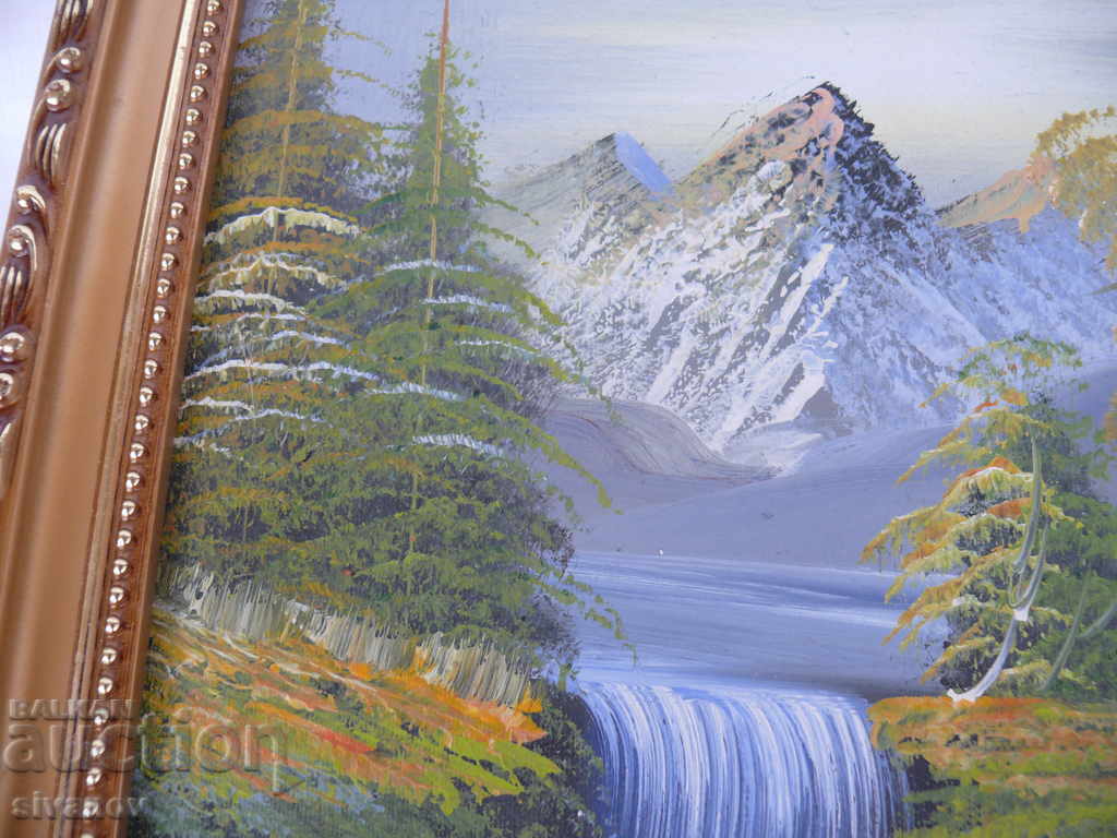 Delivery of Old Interesting Painting - Landscape Oil Delivery of Old Interesting Painting - Landscape Oil