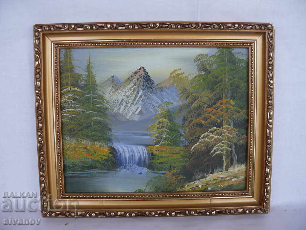 Old Interesting Painting - Landscape Oil