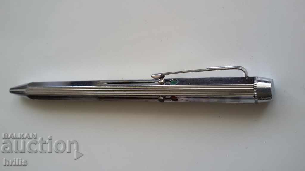 Четирицветна метална химикалка