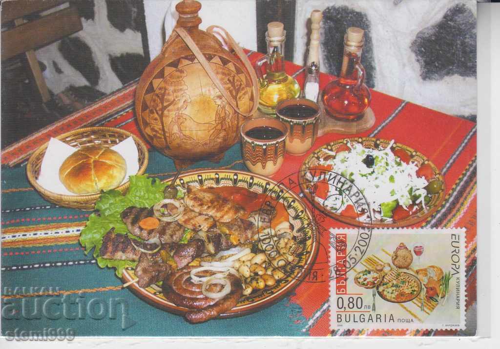 Map max FDC Bulgarian national cuisine culinary