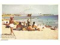 Old postcard - Nessebar, Beach