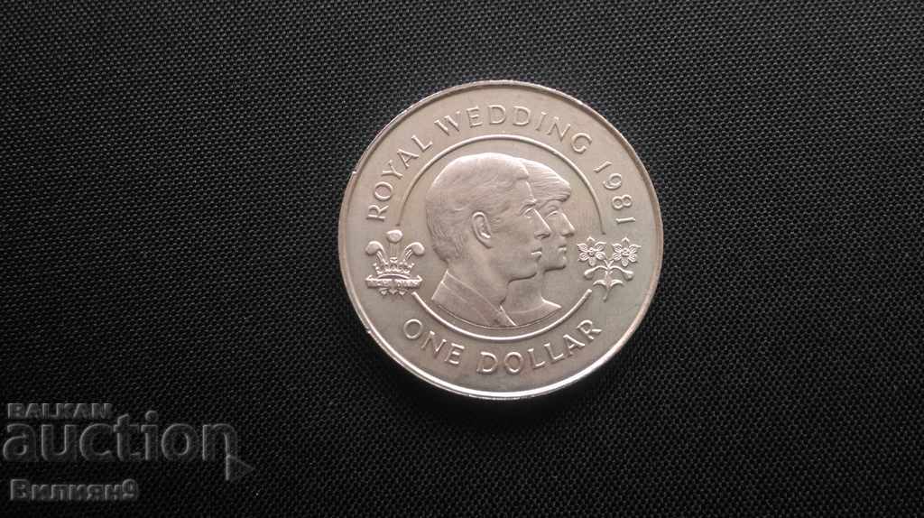 Bermuda 1 dollar 1981 BU