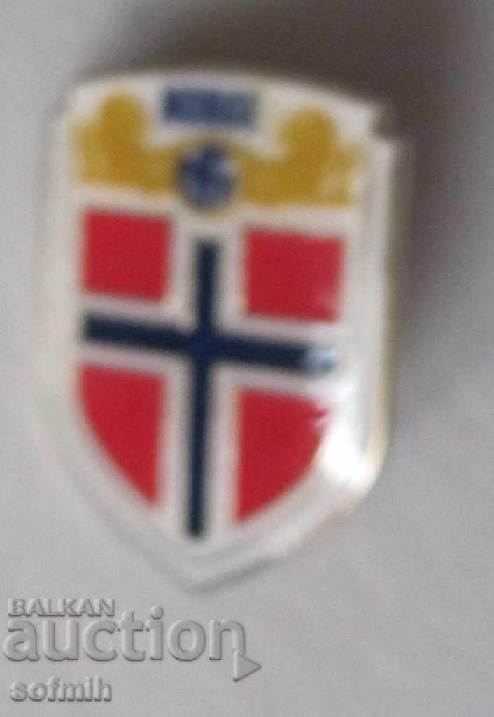 insigna de fotbal Norvegia