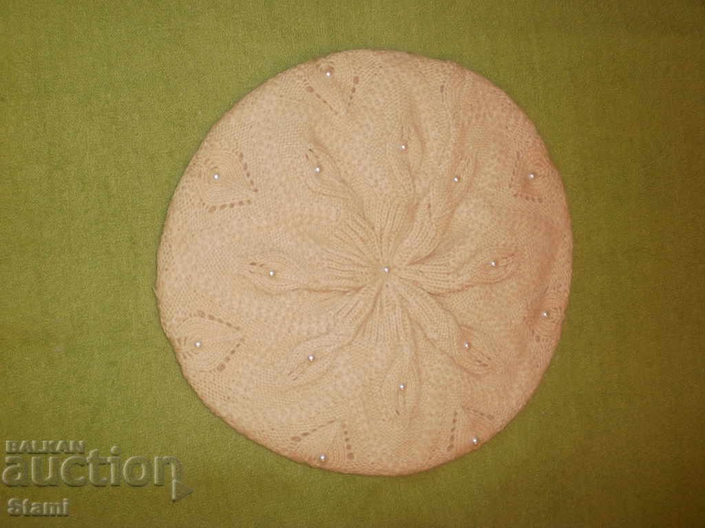 Masina tricot din burete de lână, alb - 5