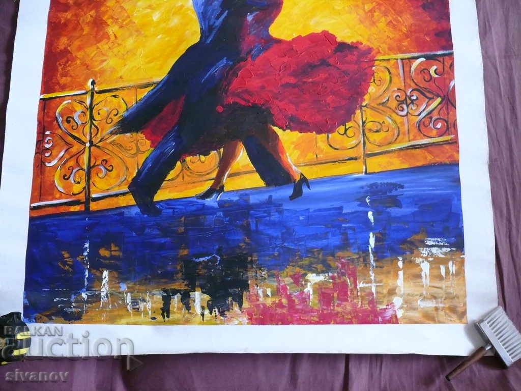 Auction Big Picture Oil on Canvas 80cm / 100cm Auction Big Picture Oil on Canvas 80cm / 100cm