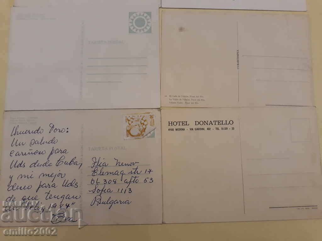Postcards Cuba lot 005 - 5 Postcards Cuba lot 005 - 5