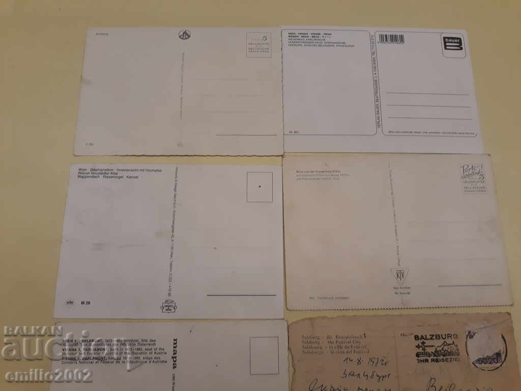 Postcards Austria 009 - 5 Postcards Austria 009 - 5