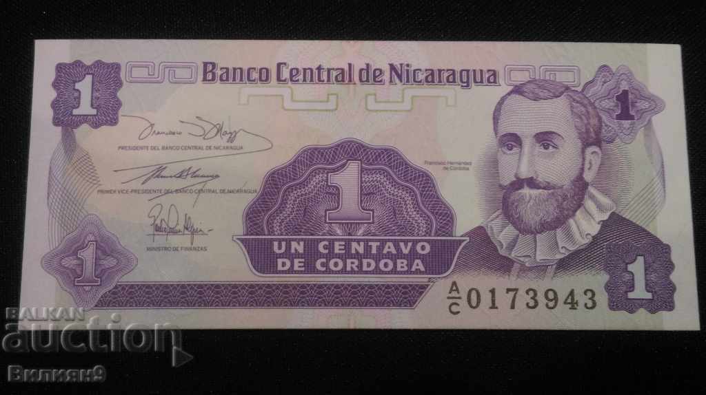 1 centavo 1991 Νικαράγουα UNC