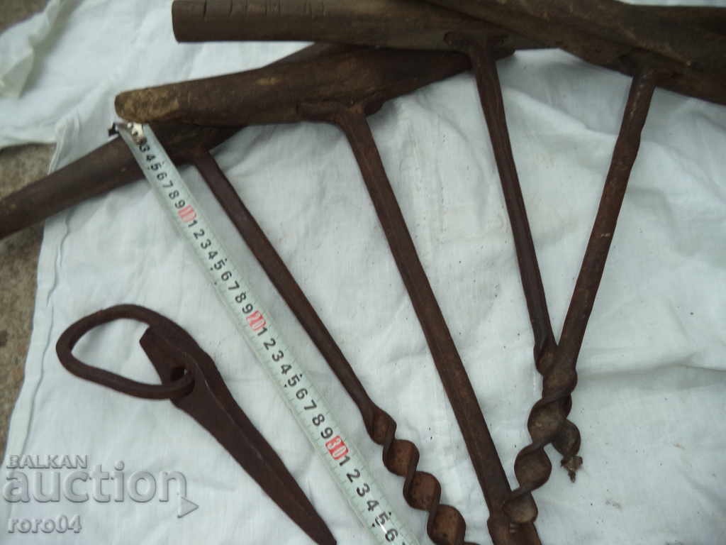 DIVERSE - COLLECTION HANDMADE WRENCH SAMOKOVSKO IRON - 6 DIVERSE - COLLECTION HANDMADE WRENCH SAMOKOVSKO IRON - 6