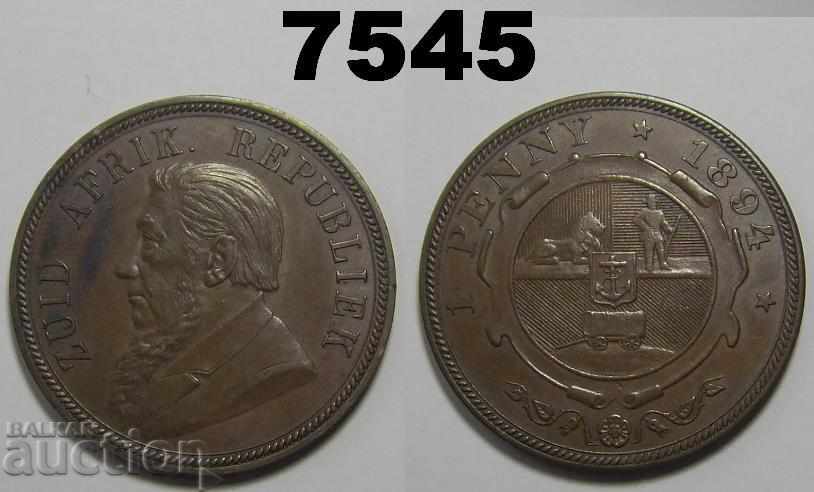 South Africa 1 penny 1894 AUNC South Coin