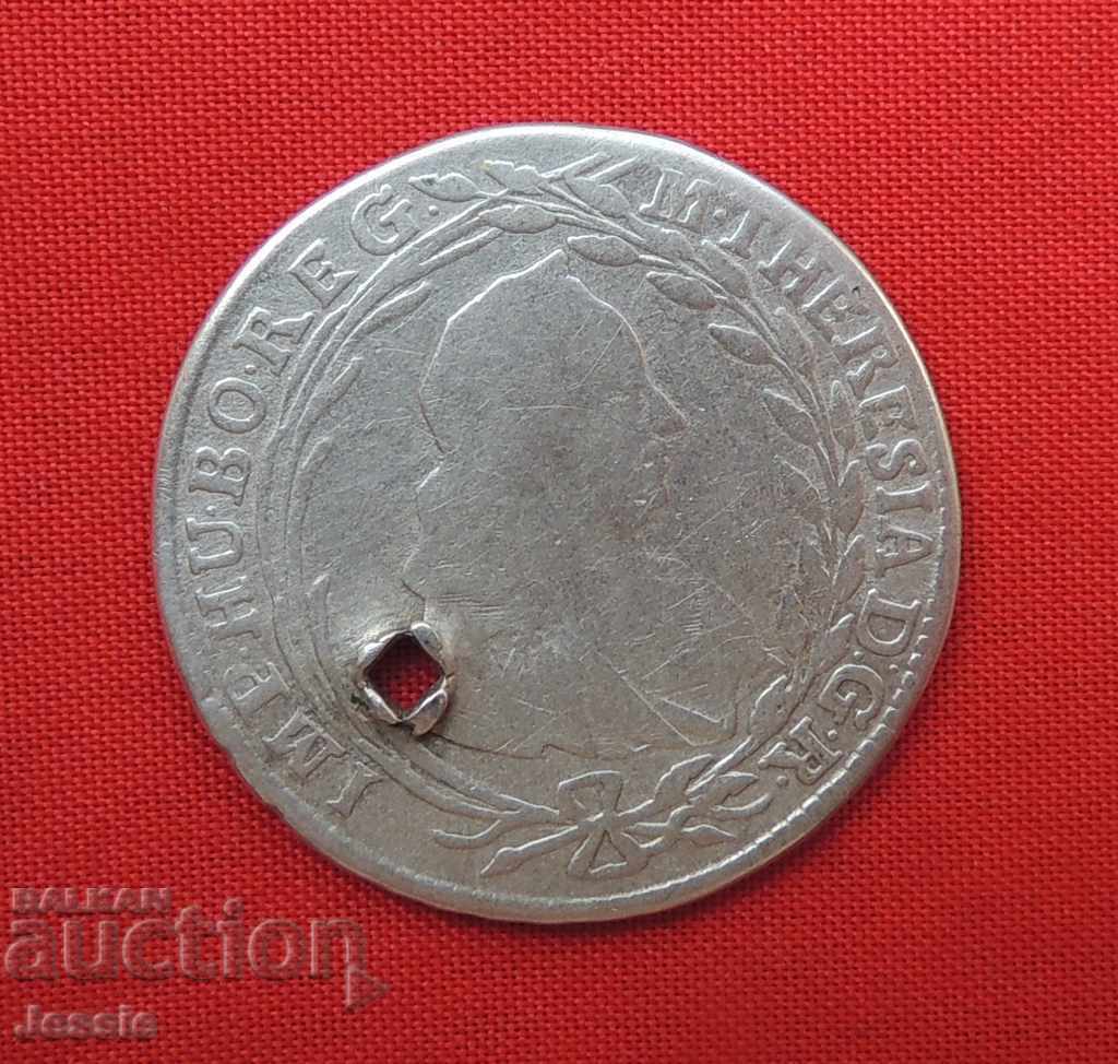 20 Kreuzer 1769 SVG-AK Austria-Hungary (Maria Theresa) with price 14.91 BGN | € 7.62 20 Kreuzer 1769 SVG-AK Austria-Hungary (Maria Theresa) with price 14.91 BGN | € 7.62