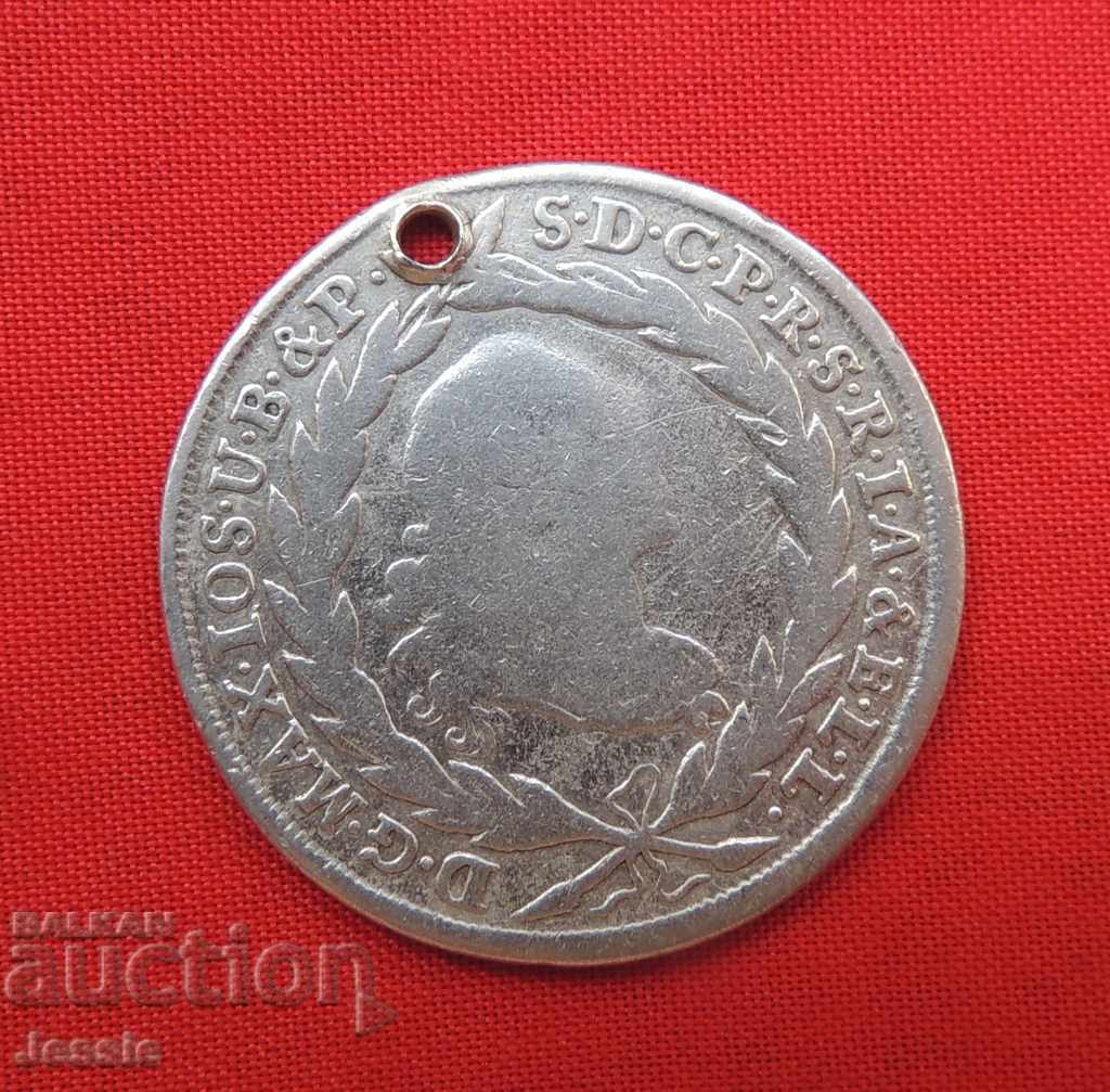 20 Kreuzer 1776 Silver - Maximilian III Joseph Munich with price 34.85 BGN | € 17.82 20 Kreuzer 1776 Silver - Maximilian III Joseph Munich with price 34.85 BGN | € 17.82