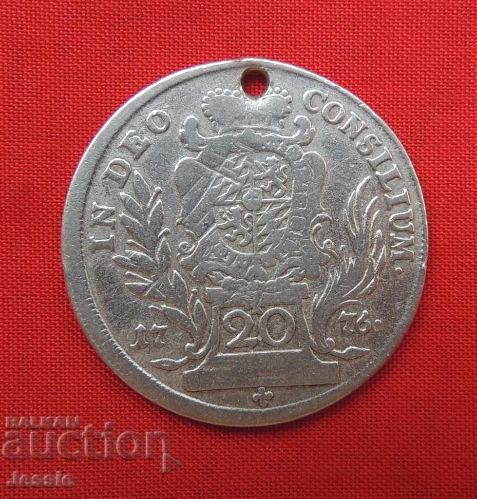 20 Kreuzer 1776 Argint - Maximilian III Joseph Munchen