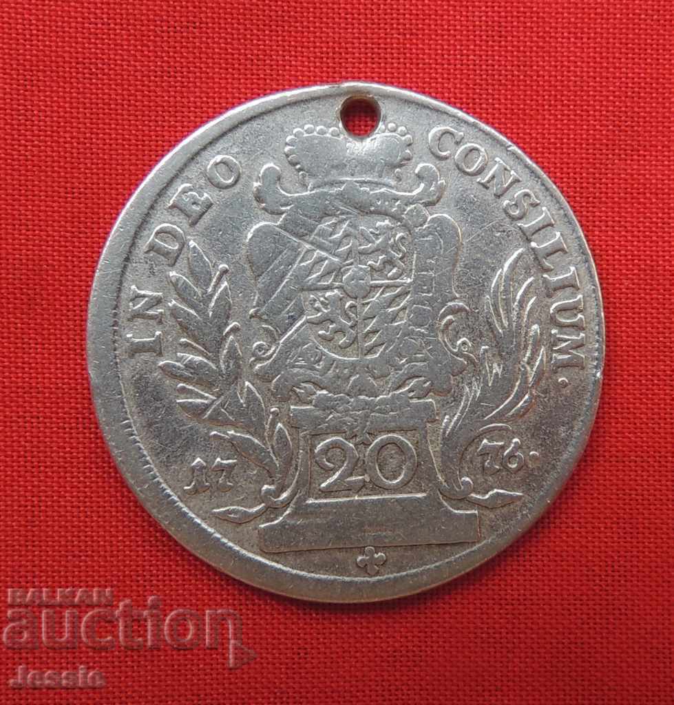 20 Kreuzer 1776 Silver - Maximilian III Joseph Munich 20 Kreuzer 1776 Silver - Maximilian III Joseph Munich