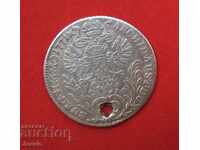 20 кройцера Австроунгария 1771 EVS-AS сребро Мария Терезия