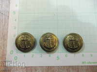 Lot of 3 pcs. seagull buttons