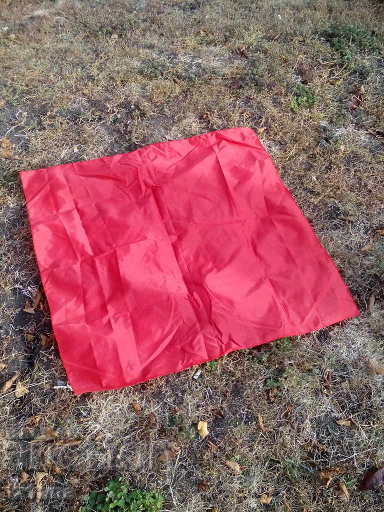 Auction  Old piece of printed cotton fabric, towel