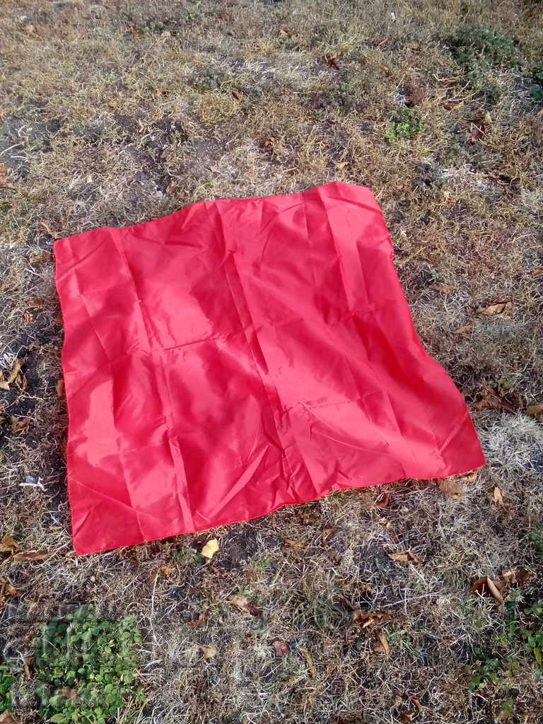 Delivery of Old piece of printed cotton fabric, towel