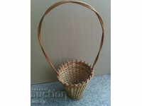 Beautiful knitted decorative basket