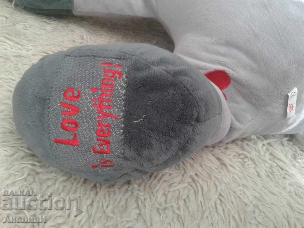 Plush donkey, sitting H 55 cm, 20 lv - 6 Plush donkey, sitting H 55 cm, 20 lv - 6