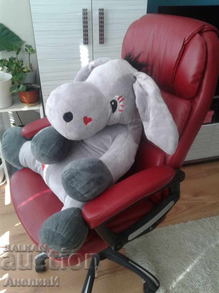 teddy donkey, seated H 55 cm, 50 lv