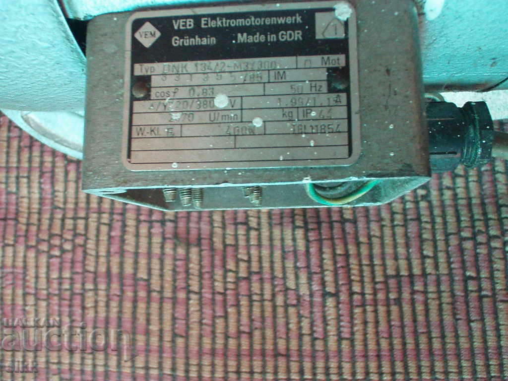 Ел. мотор за професионална шевна машина с цена 90.00 лв. | € 46.02 Ел. мотор за професионална шевна машина с цена 90.00 лв. | € 46.02