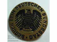 22388 Западна Германия знак Посетител Парламента Бундестага
