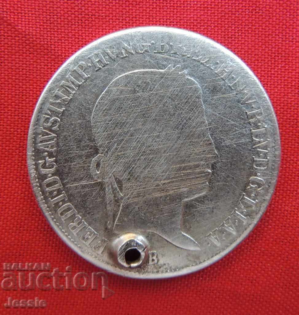 20 Kreuzers Austro-Ungaria pentru Ung. 1840 În argint Ferdinand al V-lea cu preț 22.90 BGN | € 11.71 20 Kreuzers Austro-Ungaria pentru Ung. 1840 În argint Ferdinand al V-lea cu preț 22.90 BGN | € 11.71