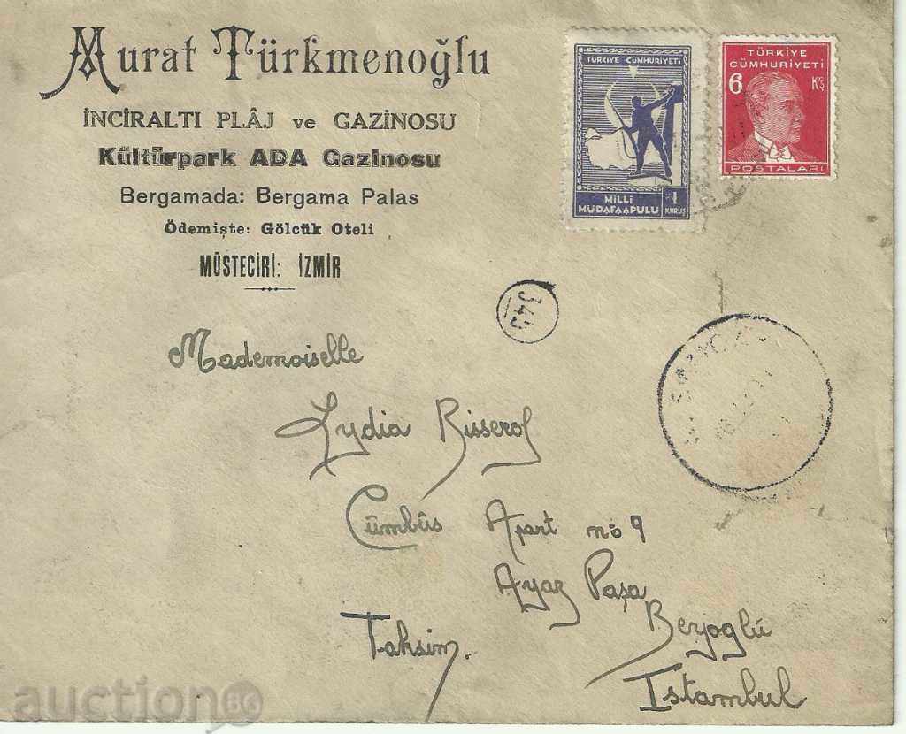 Old Envelope, Εταιρεία, Τουρκία 1941