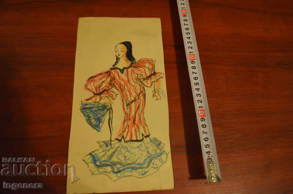 DRAWING ON CARDBOARD