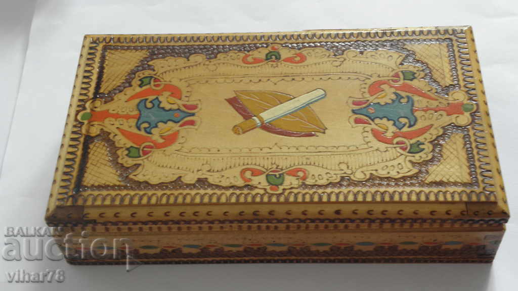 WOODEN BOX FOR CIGARETTE with price 24.99 BGN | € 12.78 WOODEN BOX FOR CIGARETTE with price 24.99 BGN | € 12.78