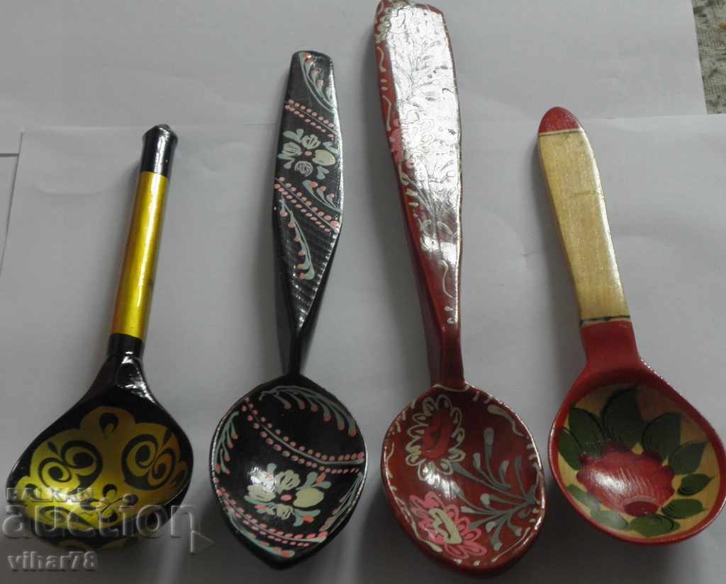 Wooden Russian spoons