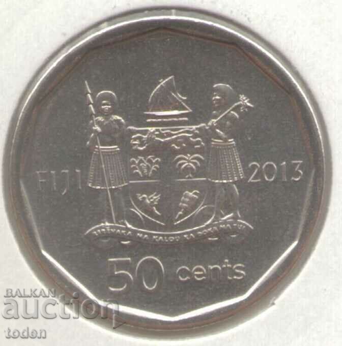 Fiji-50 Cents-2013-KM# 515-Iliesa Delana with price 6.00 BGN | € 3.07 Fiji-50 Cents-2013-KM# 515-Iliesa Delana with price 6.00 BGN | € 3.07