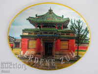 Large authentic magnet from Mongolia-pagoda series