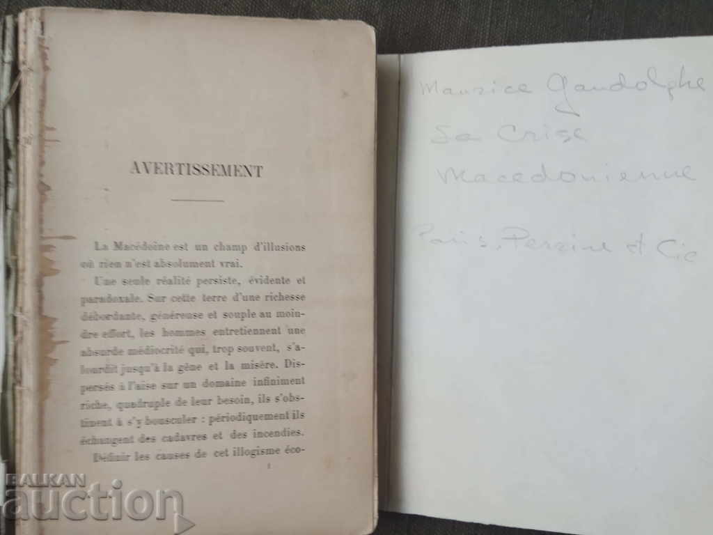The Macedonian Crisis. Maurice Gandolphe