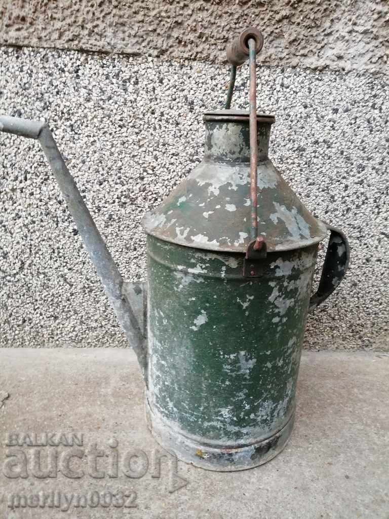 Old metal kettle WW2 galvanized tube for fuel bucket pot with price 74.00 BGN | € 37.84 Old metal kettle WW2 galvanized tube for fuel bucket pot with price 74.00 BGN | € 37.84