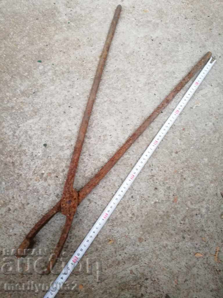 Old forging pliers, wrought iron, tool - 5 Old forging pliers, wrought iron, tool - 5