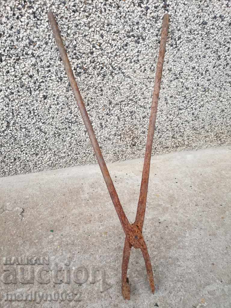 Old forging pliers, wrought iron, tool - 6 Old forging pliers, wrought iron, tool - 6
