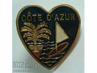 22480 Франция знак герб Лазурен Бряг