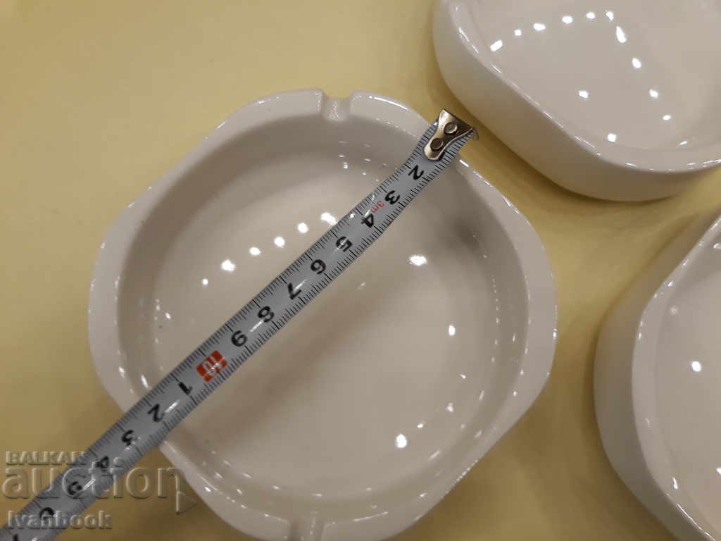 Ashtrays porcelain 3 pcs with price 6.00 BGN | € 3.07 Ashtrays porcelain 3 pcs with price 6.00 BGN | € 3.07