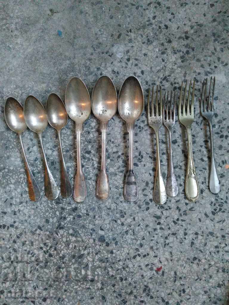 Auction Silver plated forks and spoons Auction Silver plated forks and spoons