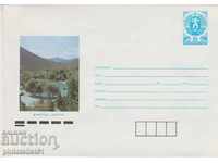 Postal envelope with the sign 5 st. OK. 1988 VELINGRAD 882