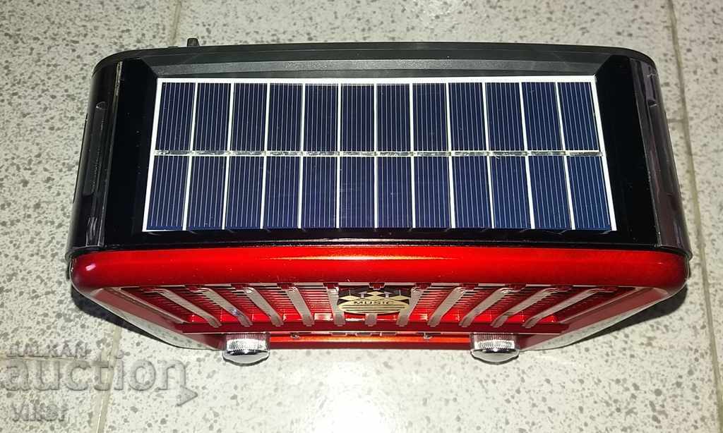 Licitație Colon, FM + MP3 + Solar, Radio Retro - Golon RX-456S Solar