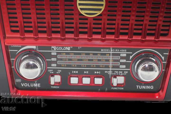 Colon, FM + MP3 + Solar, Radio Retro - Golon RX-456S Solar - 7