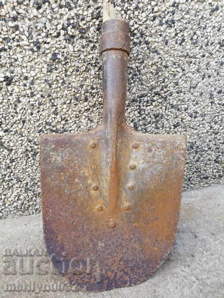 Стара права лопата, ковано желязо Първа световна WW1