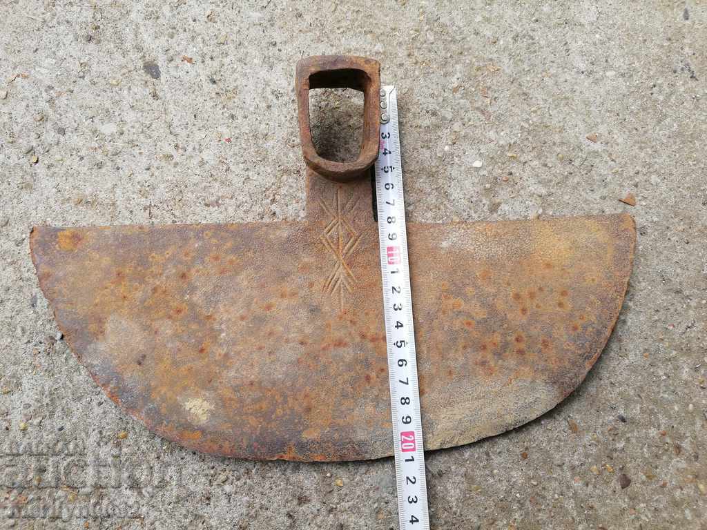 Mop, an old wrought iron tool, a chap, an agricultural instrument with price 37.00 BGN | € 18.92 Mop, an old wrought iron tool, a chap, an agricultural instrument with price 37.00 BGN | € 18.92